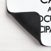 Behalten Sie Ruhe und Fokus auf Mousepad (Ecke)