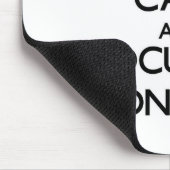 Behalten Sie Ruhe und Fokus auf Ponchos Mousepad (Ecke)