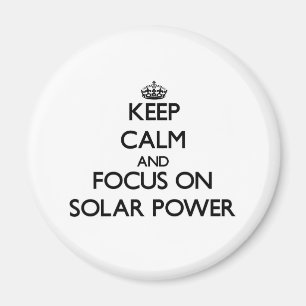 Behalten Sie Ruhe und Fokus auf SolarPower Magnet