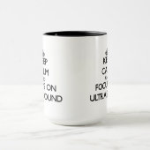 Behalten Sie Ruhe und Fokus auf Ultraschall Tasse (Zentrum)