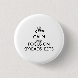 Behalten Sie Ruhe und Fokus auf Verteilungsbögen Button