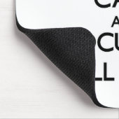 Behalten Sie Ruhe und Fokus auf Wall Street Mousepad (Ecke)