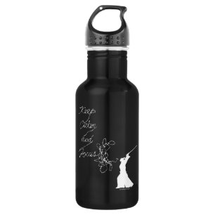 Behalten Sie Ruhe und Fokus Trinkflasche