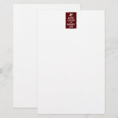 Behalten Sie Ruhe und fröhlich an Briefpapier (Vorne/Hinten)