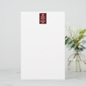Behalten Sie Ruhe und fröhlich an Briefpapier (Stehend Vorderseite)