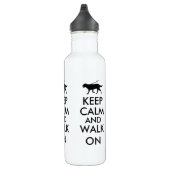 Behalten Sie Ruhe und gehen Sie auf Hund gehendes Trinkflasche (Rechts)