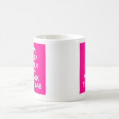 Behalten Sie Ruhe und gehen Sie das Labrador Kaffeetasse (Mittel)