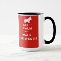 BEHALTEN SIE RUHE UND GEHEN SIE DAS WESTIE