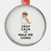 Behalten Sie Ruhe und gehen Sie der Ornament Aus Metall (Vorne)