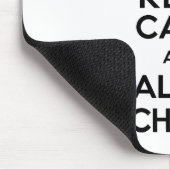 Behalten Sie Ruhe und gehen Sie die Dackel - Mousepad (Ecke)