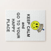 Behalten Sie Ruhe und gehen Sie zu Ihrem Puzzle (Horizontal)