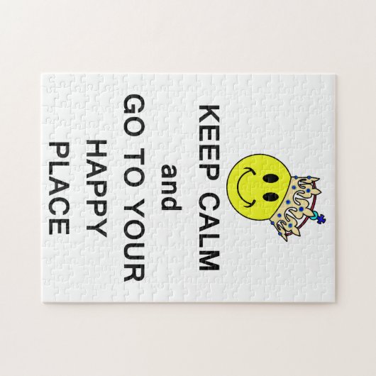 Behalten Sie Ruhe und gehen Sie zu Ihrem Puzzle (Horizontal)