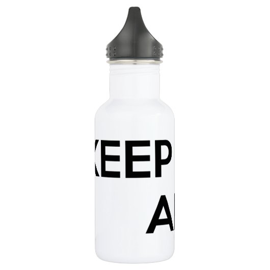 Behalten Sie Ruhe und Gestell an Trinkflasche (Links)