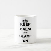 BEHALTEN SIE RUHE UND GLAMP AN KAFFEETASSE (Mittel)