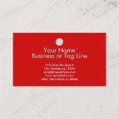 Behalten Sie Ruhe und graben Sie auf Visitenkarte (Rückseite)