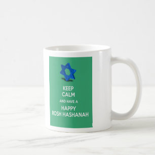 Behalten Sie Ruhe und haben Sie ein glückliches Kaffeetasse