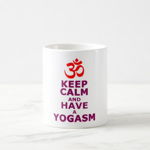 Behalten Sie Ruhe und haben Sie eine Kaffeetasse