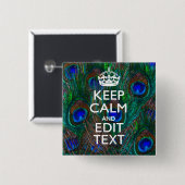 Behalten Sie Ruhe und haben Sie Ihren Text auf Button (Vorne & Hinten)