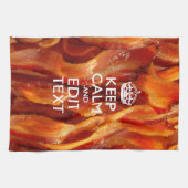 Behalten Sie Ruhe und haben Sie Ihren Text auf Geschirrtuch (Horizontal)