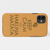 Behalten Sie Ruhe und Hakuna Matata Case-Mate iPhone Hülle (Rückseite (Horizontal))