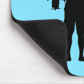 Behalten Sie Ruhe und heben Sie die Stücke auf Mousepad (Ecke)