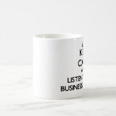 Behalten Sie Ruhe und hören Sie auf den Kaffeetasse (Mittel)
