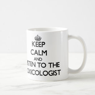 Behalten Sie Ruhe und hören Sie auf den Kaffeetasse