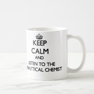 Behalten Sie Ruhe und hören Sie auf den Kaffeetasse