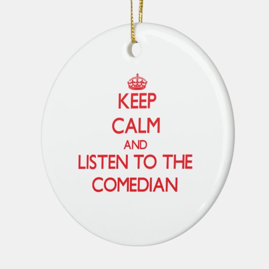 Behalten Sie Ruhe und hören Sie auf den Keramikornament (Links)