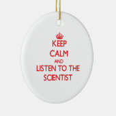 Behalten Sie Ruhe und hören Sie auf den Keramikornament (Rechts)