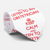 Behalten Sie Ruhe und hören Sie auf einen Krawatte (Gerollt)