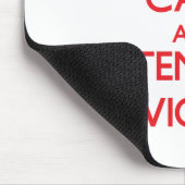 Behalten Sie Ruhe und hören Sie auf einen Vicar Mousepad (Ecke)