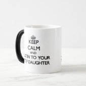 Behalten Sie Ruhe und hören Sie auf Ihre Verwandlungstasse (Vorderseite Links)