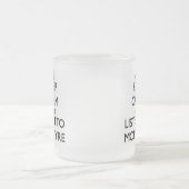 Behalten Sie Ruhe und hören Sie auf Mcintyre Mattglastasse (Mittel)