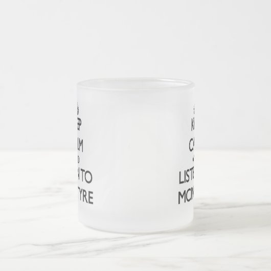 Behalten Sie Ruhe und hören Sie auf Mcintyre Mattglastasse (Mittel)