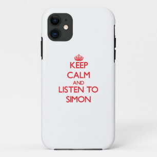 Behalten Sie Ruhe und hören Sie auf Simon Case-Mate iPhone Hülle