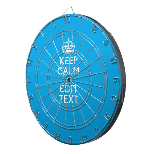Behalten Sie Ruhe und Ihren Text auf Dartscheibe (Vorderseite rechts)