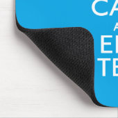 Behalten Sie Ruhe und Ihren Text auf Mousepad (Ecke)