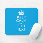 Behalten Sie Ruhe und Ihren Text auf Mousepad (Mit Mouse)