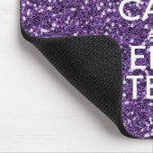 Behalten Sie Ruhe und Ihren Text auf stilvollem Mousepad (Ecke)