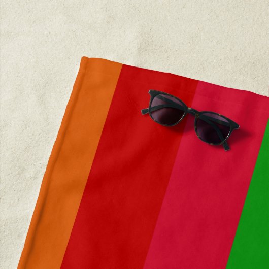 Behalten Sie Ruhe und Ihren Text auf Strandtuch (Beispiel)