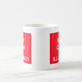 Behalten Sie Ruhe und Illuminati Kaffeetasse (Mittel)