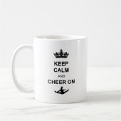 Behalten Sie Ruhe und jubeln Sie an zu Kaffeetasse (Links)