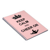 Behalten Sie Ruhe und jubeln Sie an zu Notizblock (Rechte Seite)