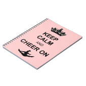 Behalten Sie Ruhe und jubeln Sie an zu Notizblock (Linke Seite)