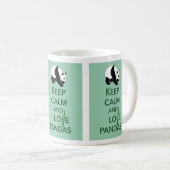 Behalten Sie Ruhe-und Kaffeetasse (VorderseiteRechts)