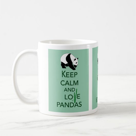 Behalten Sie Ruhe-und Kaffeetasse (Links)