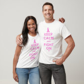 Behalten Sie Ruhe und kämpfen Sie an T-Shirt (Unisex)
