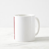 BEHALTEN SIE RUHE-UND KARO-ÜBERDACHUNG KAFFEETASSE (VorderseiteRechts)