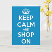 Behalten Sie Ruhe und kaufen Sie auf Gruß-Karte Karte (Gelbe Blume)